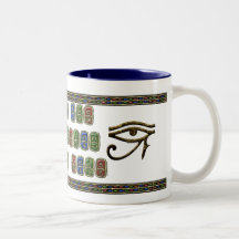 Ojo de Horus, protección Drinkware Tazas