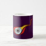 Ojo de la llama de Flamme Auge Taza De Café