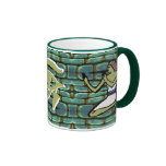 Ojo de la taza del egipcio de Horus