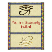 Ojo de las invitaciones de Horus Invitación Personalizada