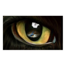 Ojo de las tarjetas de visita del espectador