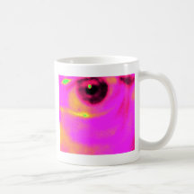 ojo de un artista taza