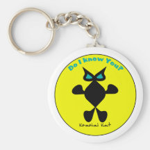 Ojo del cobalto del gato, gato del ojo del cobalto llaveros