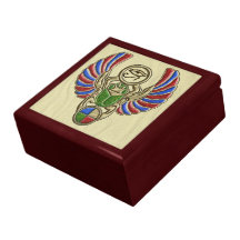 Ojo del escarabajo de Horus Cajas De Recuerdo