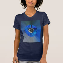 Ojo del pavo real camiseta