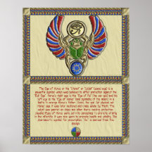 Ojo del poster de la información de Horus