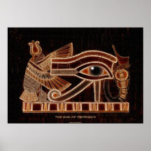 Ojo del símbolo egipcio antiguo de Horus de la pro Posters