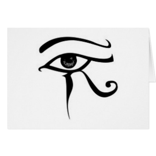 Ojo egipcio de Horus Tarjetas