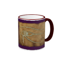 Ojo egipcio de las tazas del regalo de Horus Wadje