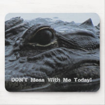 Ojo Mousepad del cocodrilo