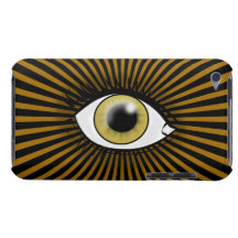 Ojo pardo solar iPod touch fundas