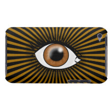 Ojo solar de Brown iPod Touch Fundas