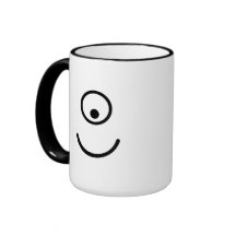 Ojo sonriente del cyclope tazas