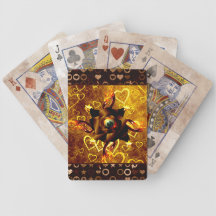 Ojo subió baraja cartas de poker