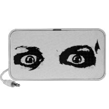 ojos altavoz de viaje