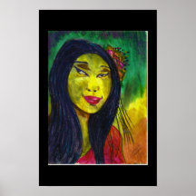 Ojos asiáticos posters