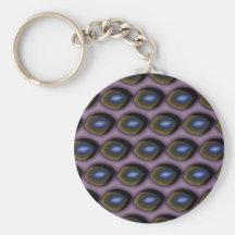 Ojos azules quebrados llaveros