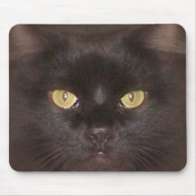 ojos de gatos negros tapetes de ratón