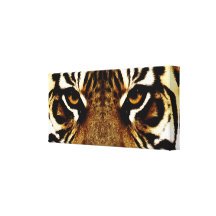 Ojos de un tigre impresiones de lienzo