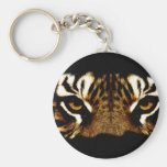 Ojos de un tigre llavero personalizado