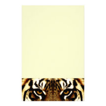 Ojos de un tigre papelería de diseño