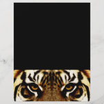 Ojos de un tigre tarjetón