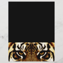 Ojos de un tigre tarjetón