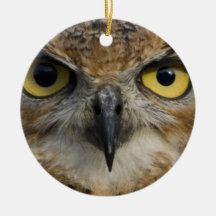 Ojos del búho adornos de navidad