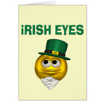 OJOS DEL IRLANDÉS TARJETA