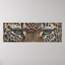 ojos del leopardo de la pantera impresiones