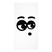 Ojos divertidos de la cara tarjetas personales con fotos