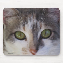 Ojos verdes Mousepad
