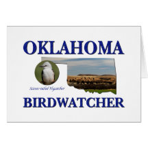 Oklahoma Birdwatcher Tarjeta
