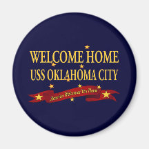 Oklahoma City casero agradable de USS Imanes De Nevera