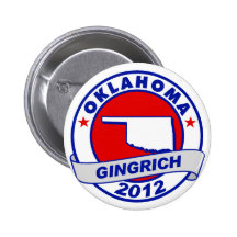 Oklahoma Newt Gingrich Pins