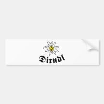 Oktoberfest Dirndl Autosticker