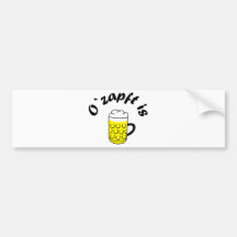 Oktoberfest O' zapft is Autoaufkleber