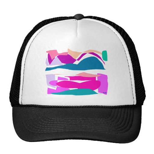 Olas oceánicas gorros bordados