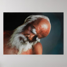 Oldman de la lona de la desesperación poster