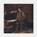 Oliver Cromwell que abre el ataúd de Charles Imán De Frigorifico