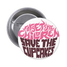 Olvide a los niños - rosa+Chocolate oscuro Pins
