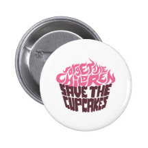 Olvide a los niños - rosa+Chocolate oscuro Pins