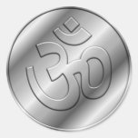 OM de plata firma Etiqueta Redonda