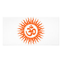 OM espiritual Tarjeta Personal Con Foto