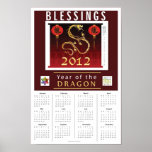 OM mide el tiempo de 2012 años del calendario del  Posters