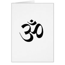 OM - SANSCRIT PARA LA PAZ TARJETÓN