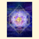 OM Yantra tarjetas