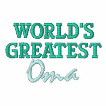 Oma más grande del mundo polo bordado