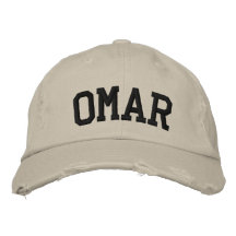 Omar bordó el gorra gorras de beisbol bordadas