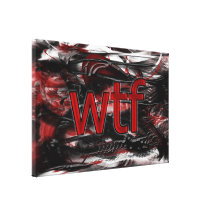 ¡OMG! wtf Impresiones En Lienzo Estiradas